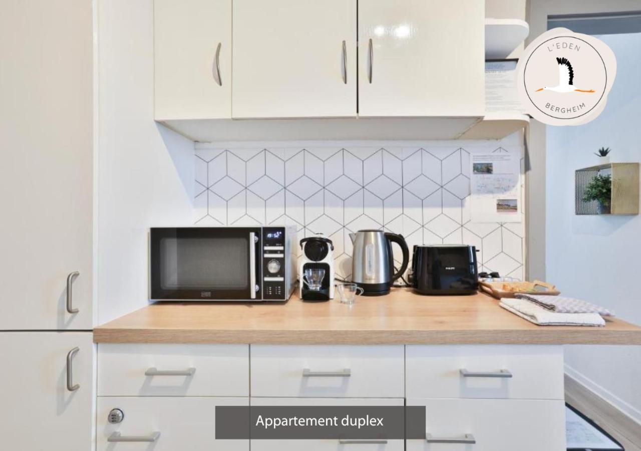 Appartements Duplex 3 Et 4 Personnes - Climatisation - Village Elu Parmi Les "Plus Beaux Villages De France" - Route Des Vins - Centre Alsace Bergheim Exterior foto