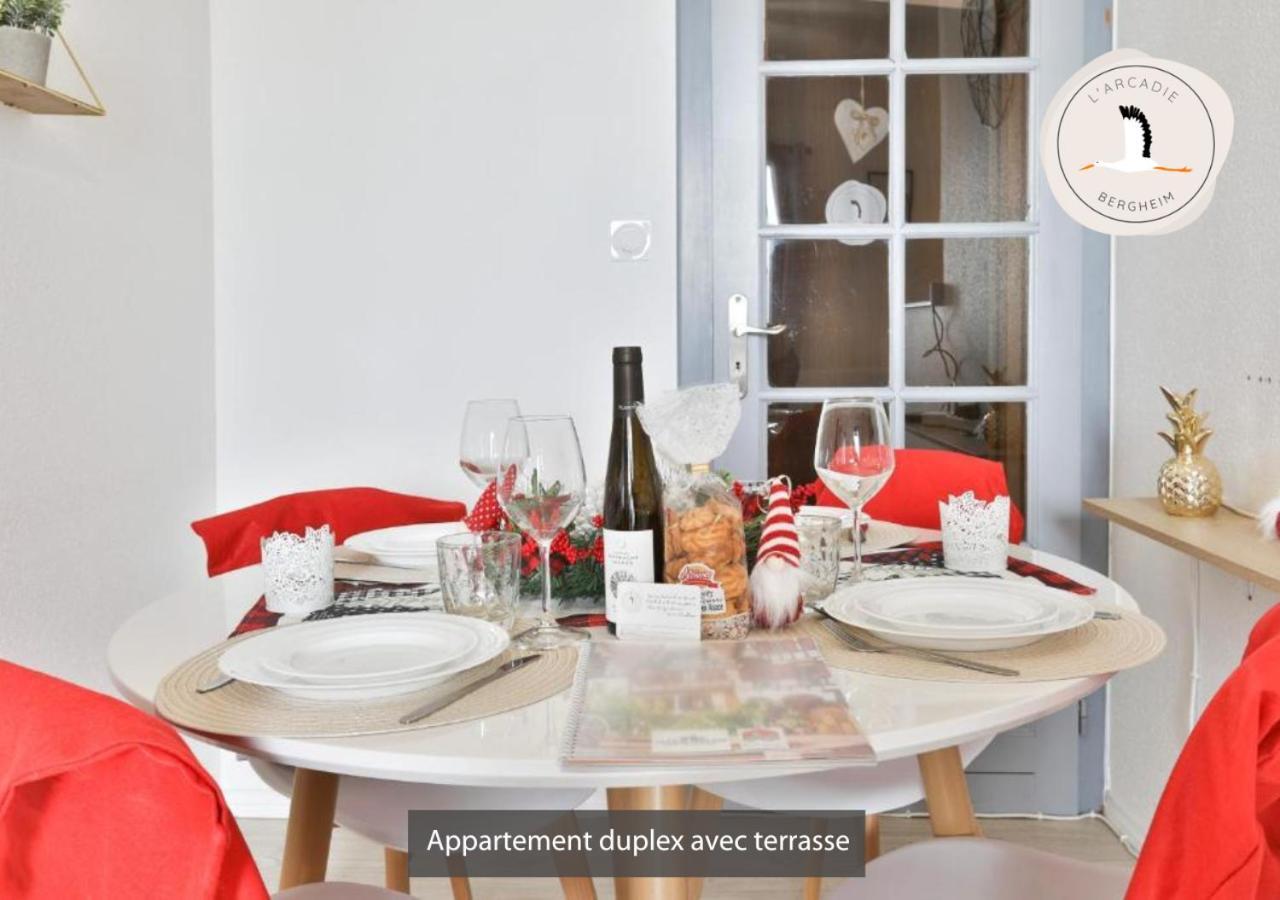Appartements Duplex 3 Et 4 Personnes - Climatisation - Village Elu Parmi Les "Plus Beaux Villages De France" - Route Des Vins - Centre Alsace Bergheim Exterior foto